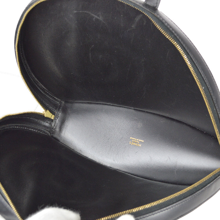 Hermes 1997 Colimacon Handbag Black Box Calf