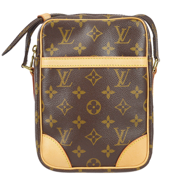 Louis Vuitton, Bags, Louis Vuitton Denim Monogram Danube Crossbody Bag