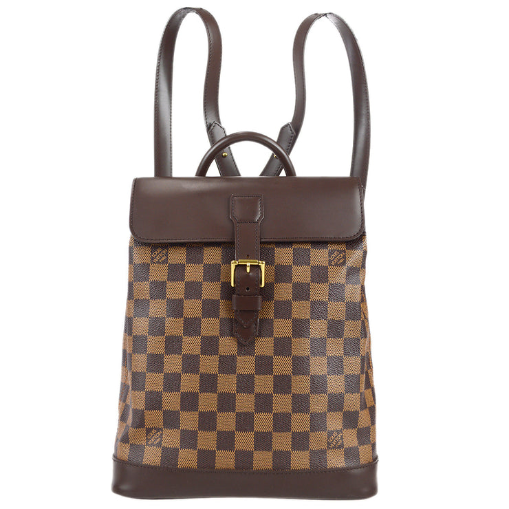 Louis Vuitton Damier Soho N51132 Women's Backpack Ebene