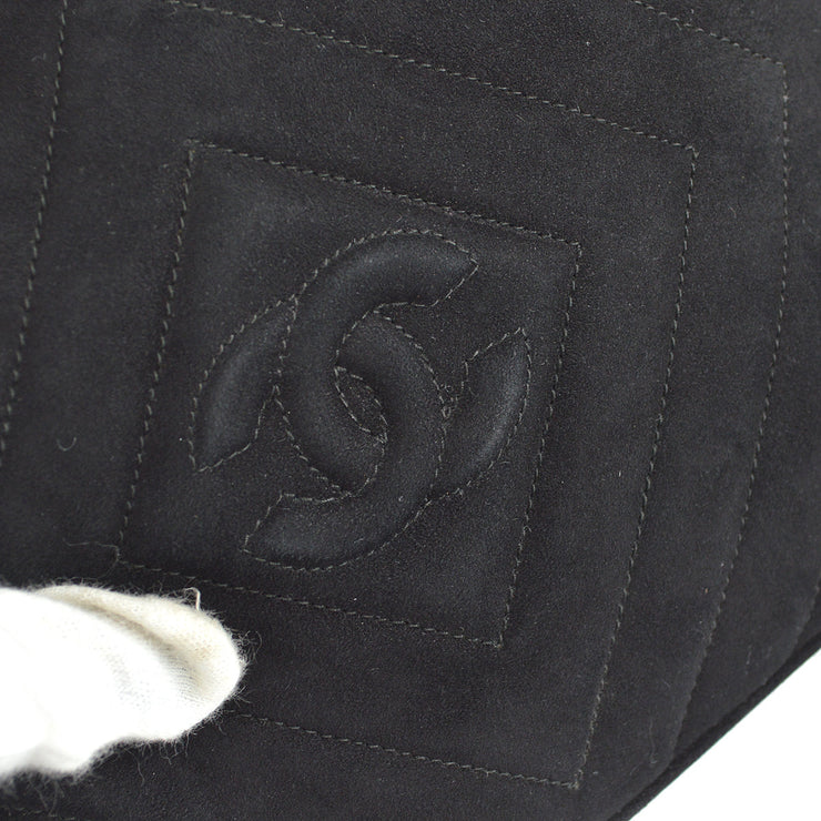 Chanel 1994-1996 Camera Bag Small Black Suede