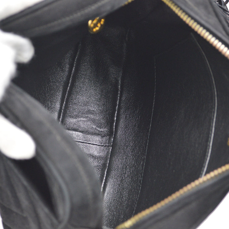 Chanel Chain Shoulder Bag Fringe Black Suede – AMORE Vintage Tokyo