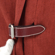 Hermes 1997-2003 by Martin Margiela buckle-fastened linen suit #34 #38