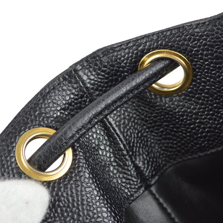 Chanel 1994-1996 Triple CC Chain Shoulder Bag Beige Caviar – AMORE
