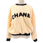 Chanel Cruise 1993 logo-patch terry-cloth sweatshirt