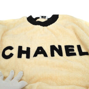 Chanel Cruise 1993 logo-patch terry-cloth sweatshirt