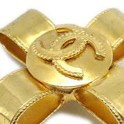Chanel 1997 Ribbon Cross Brooch