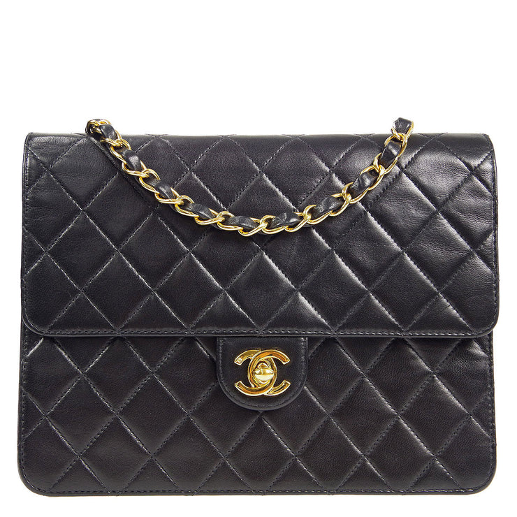 New 23S CHANEL Classic Top Handle Flap Black Caviar Leather Gold Hwr Small  Bag | eBay