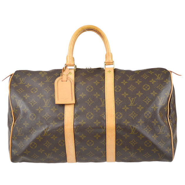 Louis Vuitton Keepall 45 Travel Duffle Handbag Brown Epi M42978 – AMORE  Vintage Tokyo