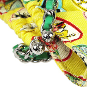 Chanel * 2006 Valentine Chain Handbag Yellow Canvas