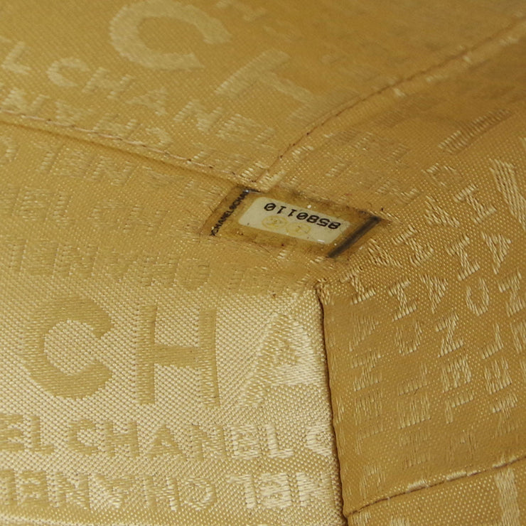 Chanel 2003-2004 * Choco Bar Shoulder Bag Beige Lambskin