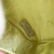 Chanel * 1991-1994斜めのステッチハンドバッグミニピンクキャンバス