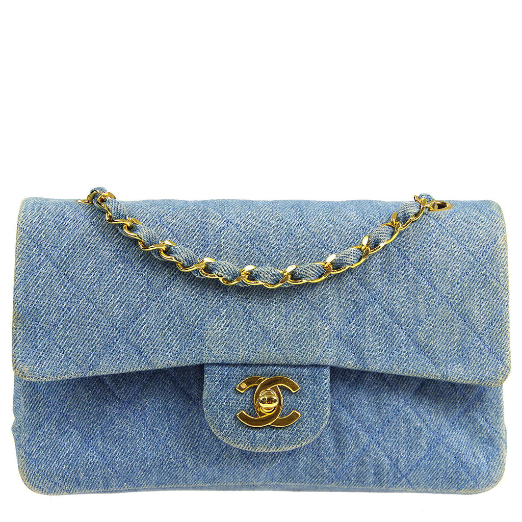 CHANEL Pre-Owned 1989-1991 Small Classic Double Flap Shoulder Bag