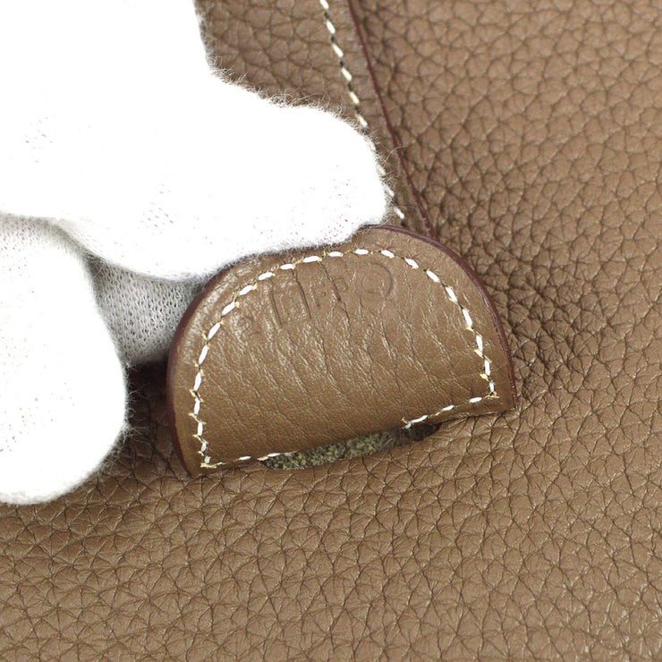 Hermes Evelyne 29 Etoupe Taurillon Clemence Leather — Blaise Ruby Loves