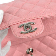 Chanel 2004-2005 Classic Double Flap Medium SHW Pink Caviar