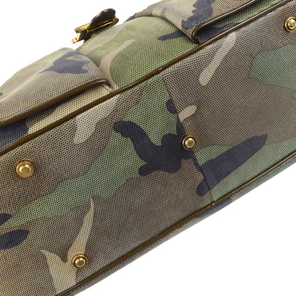 Christian Dior 2001 Double Saddle Handbag Camouflage