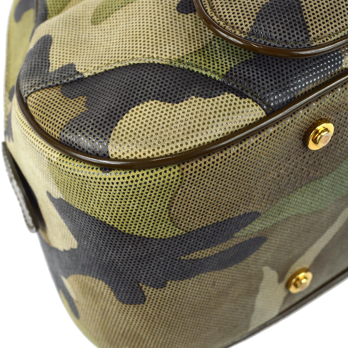 Christian Dior 2001 Double Saddle Handbag Camouflage