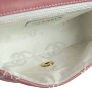 Chanel 2004-2005  * Wild Stitch Handbag Pink Calfskin