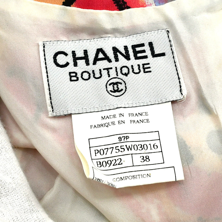 Chanel 1997 Spring CC floral-print dress #38