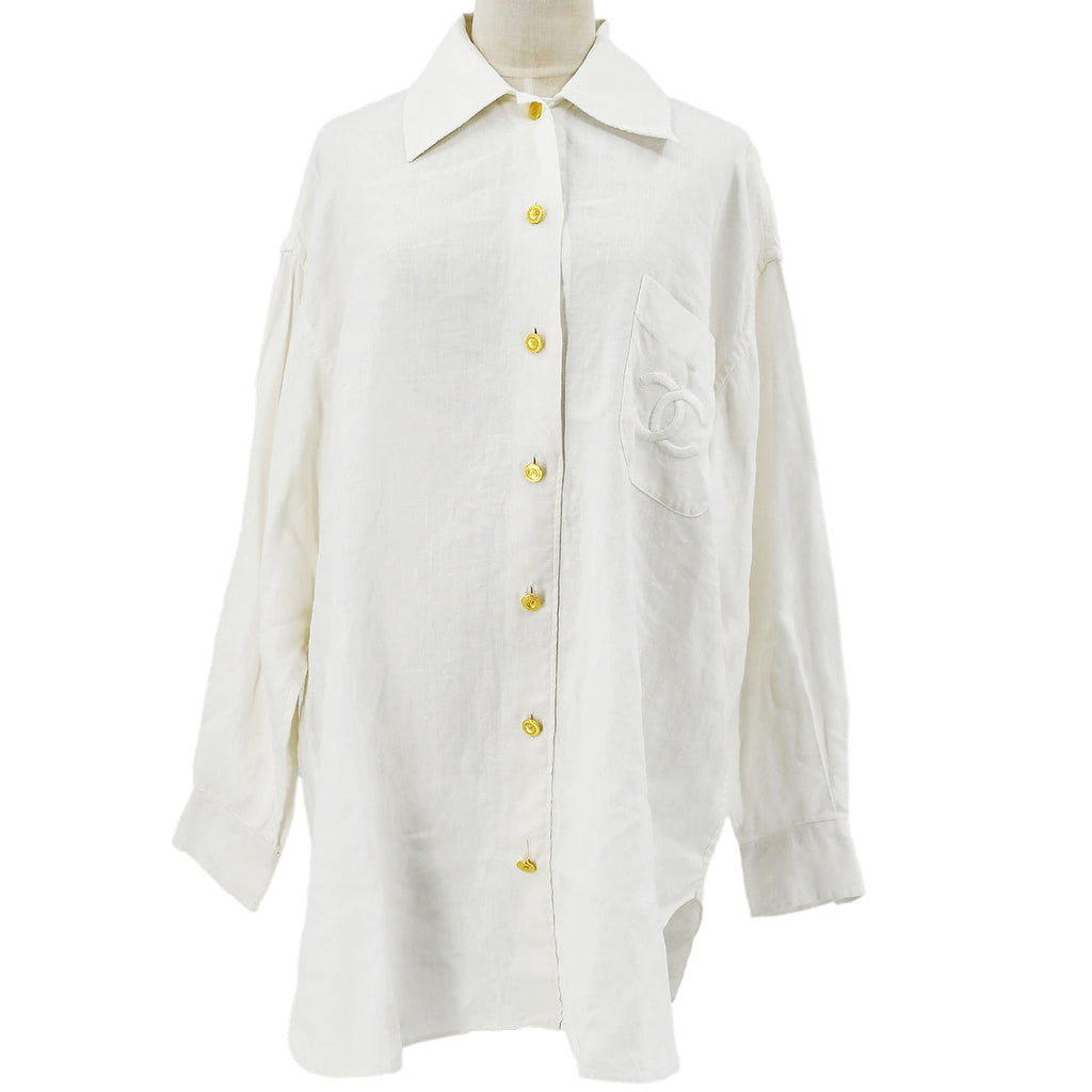 Chanel 03C #34 Blouse Shirt Black White – AMORE Vintage Tokyo