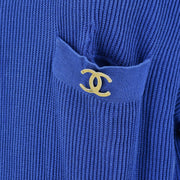 Chanel CC rib-knit top #40