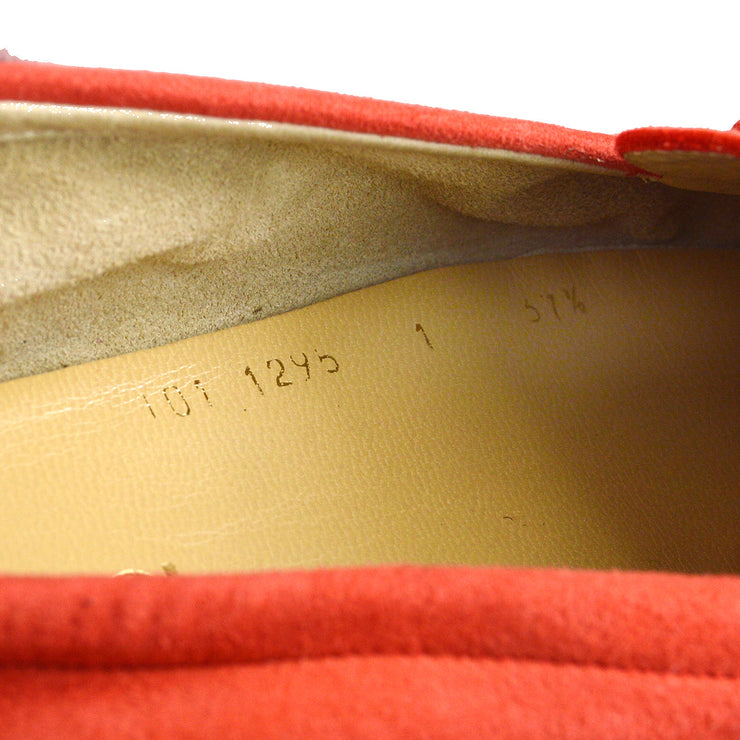 Gucci * Suede Horsebit Loafers Shoes #37 1/2