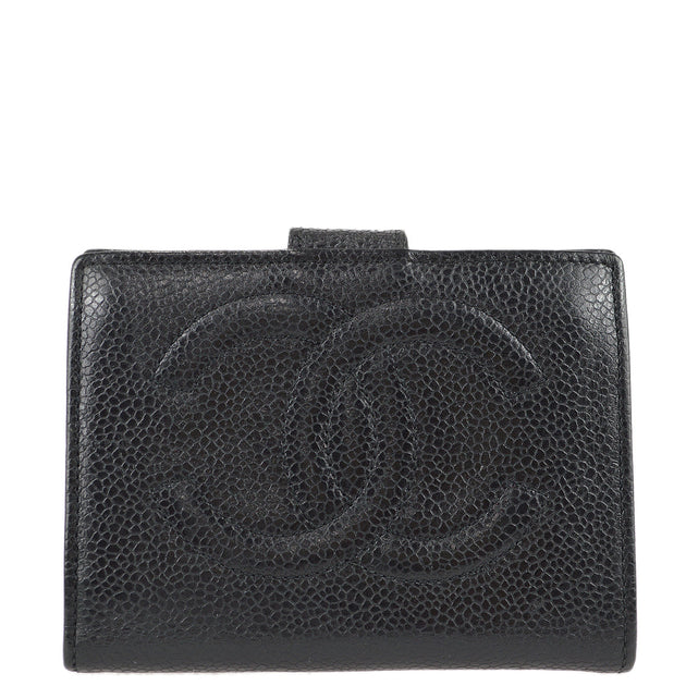Chanel Bifold Wallet Black Caviar – AMORE Vintage Tokyo