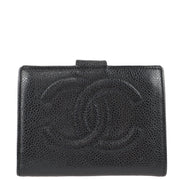 Chanel Bifold Wallet Black Caviar
