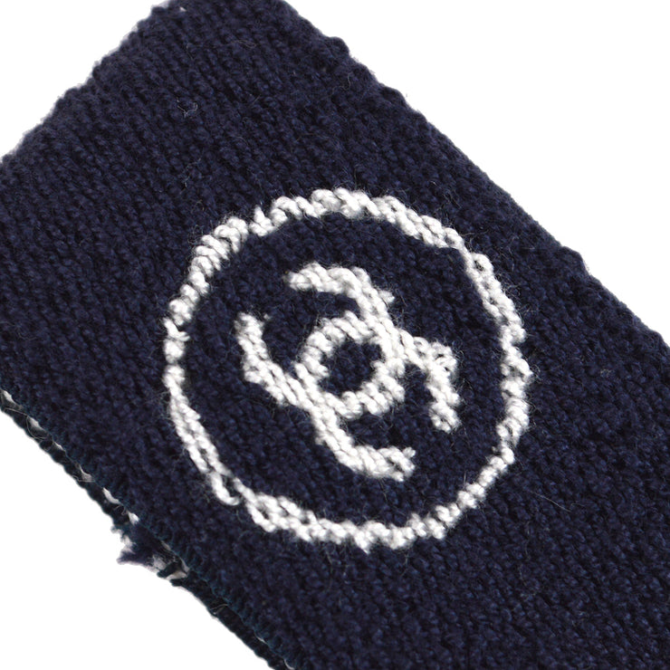 Chanel Sports Line Wristband Bracelet Navy