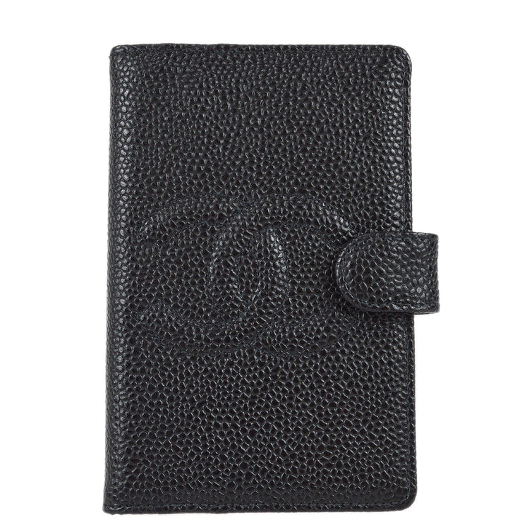 Chanel 1997-1999 Timeless Notebook Cover Black Caviar