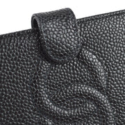 Chanel 1997-1999 Timeless Notebook Cover Black Caviar