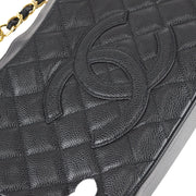 Chanel 2004-2005 Hobo Bag Black Caviar