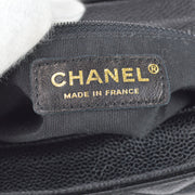 Chanel 2001-2003 Hobo Bag Black Caviar