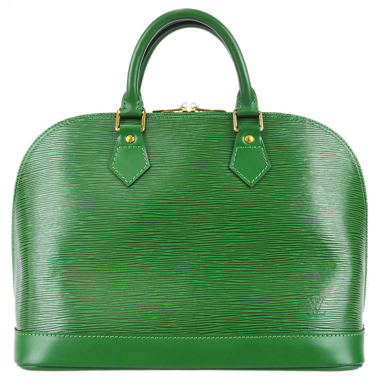Louis Vuitton Green Epi Leather Alma BB Bag Louis Vuitton