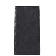 Chanel Bicolore Long Wallet Black Lambskin