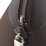 Hermes 2003 Bolide 45 Handbag Brown Toile Officier Togo