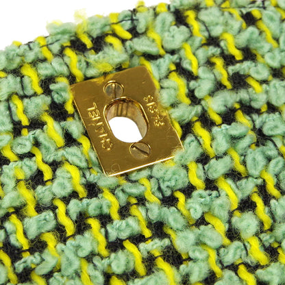 Chanel * 1994 Duma Backpack Large Green Tweed