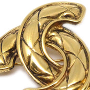 Chanel 1986-1994 Quilted CC Brooch Small 1153