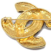 Chanel 1986-1994 Quilted CC Brooch Small 1153