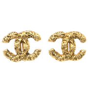 Chanel 1993 Florentine CC Earrings Small