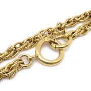 Chanel Bag Gold Chain Pendant Necklace 95P
