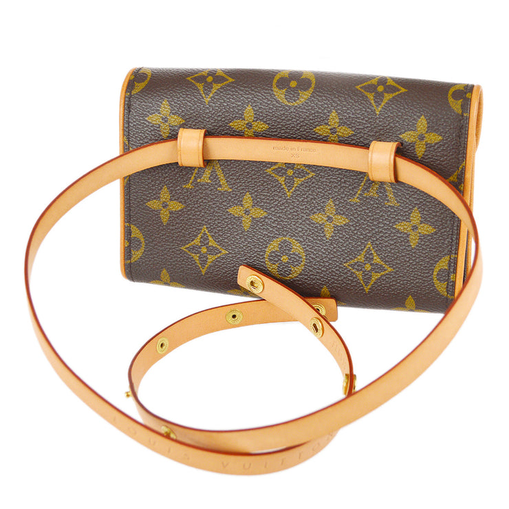 Louis Vuitton Pochette Florentine Belt Bum Bag #XS Monogram M51855