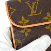 Louis Vuitton Pochette Florentine Belt Bum Bag #XS Monogram M51855