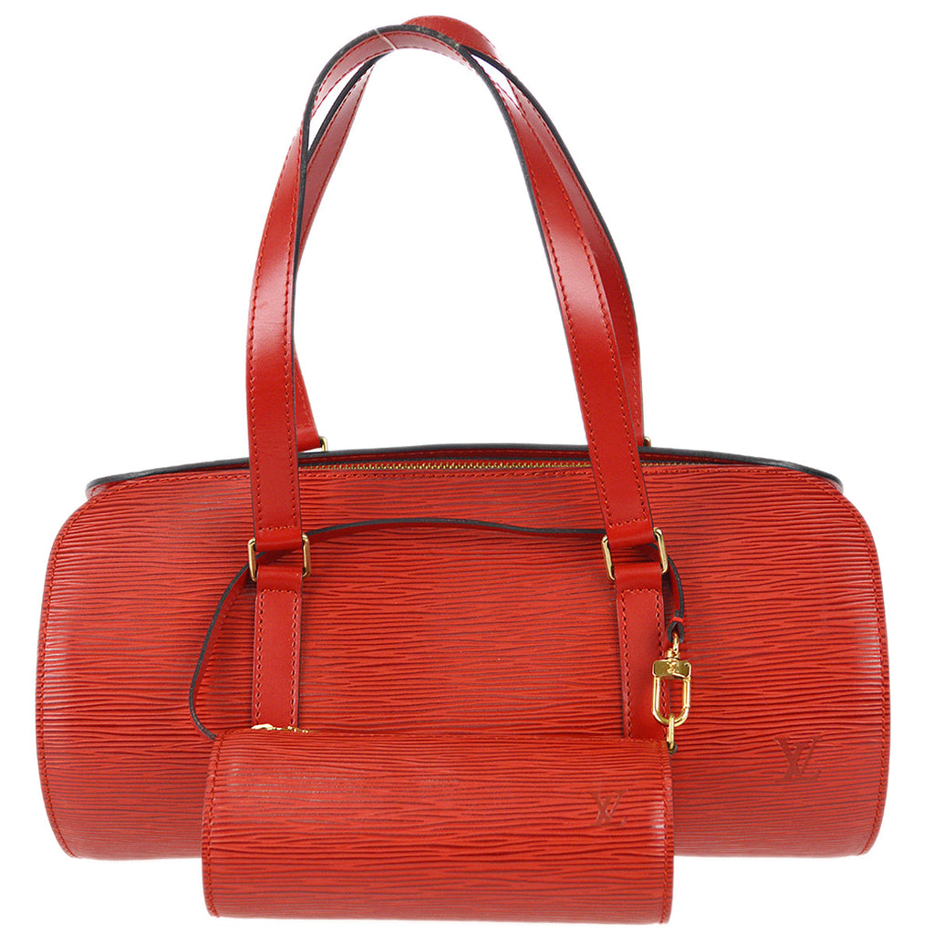 LOUIS VUITTON Epi Mini Noe Bag Charm Castillan Red 86881