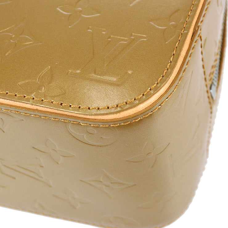 Louis Vuitton 2004 Shelton Handbag Ambre Gold Monogram Mat M55177