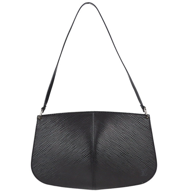 Louis Vuitton - Demi Lune Pochette Epi Leather Noir