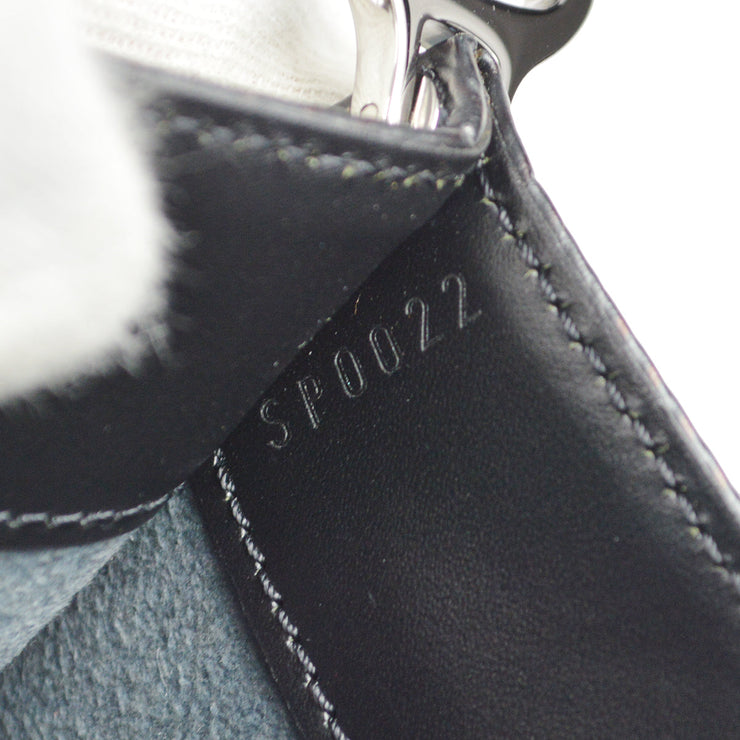 Louis Vuitton Demi Lune epi black pochette, Luxury, Bags & Wallets