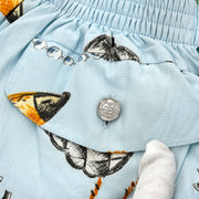Chanel Icon-print cotton shorts #38