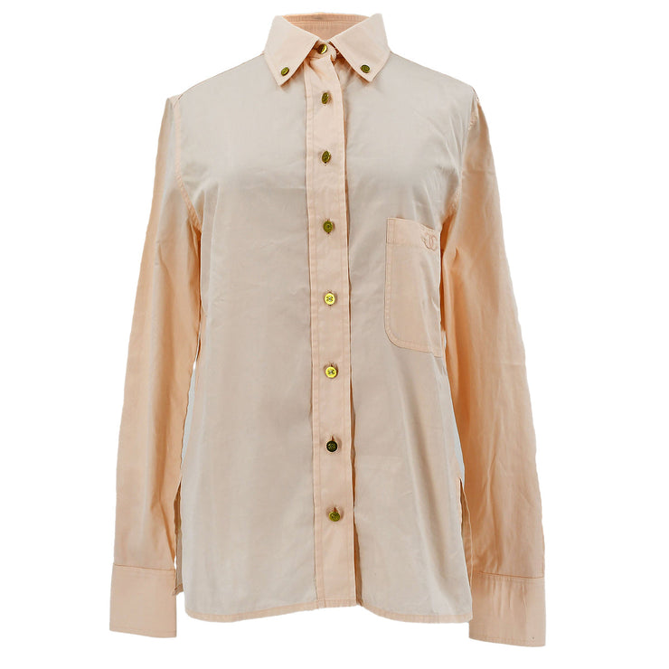 Chanel CC logo cotton shirt #38