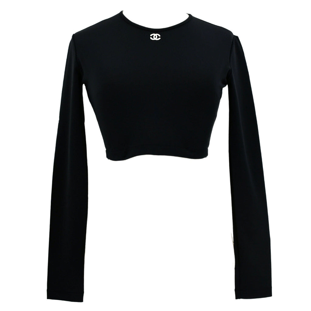 Chanel P95 #40 Cropped Tops Black