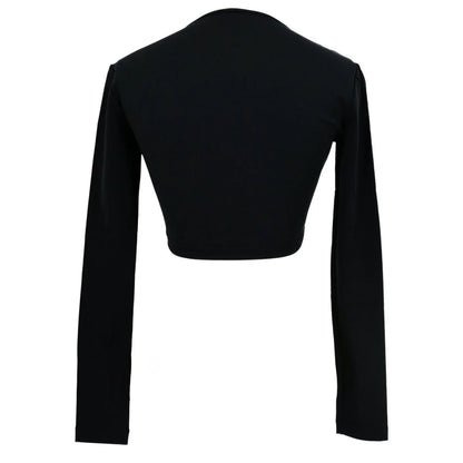 Chanel 1995 spring CC embroidered long-sleeve top #40